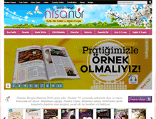 Tablet Screenshot of nisanurdergisi.com